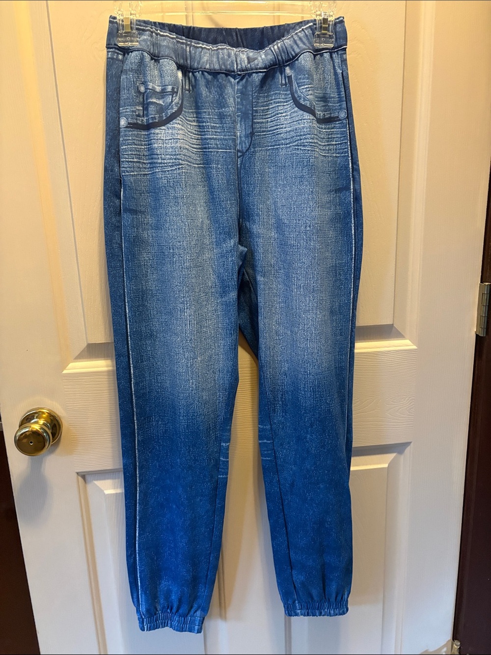 Zyia Blue Women's Jogger Jeans look - Relaxed Fit sz Small